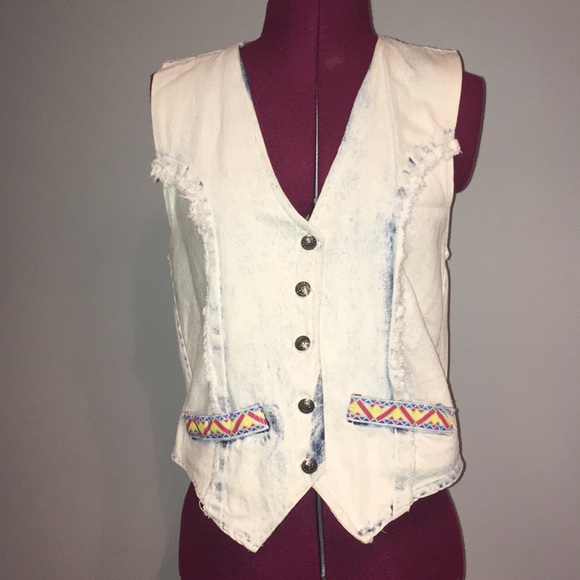 90s Denim Vest - Picture 2 of 8